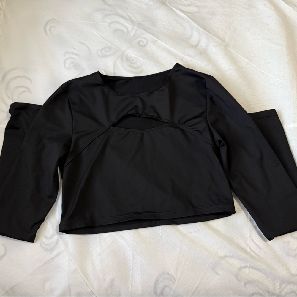 SHEIN long sleeve workout top